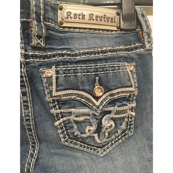 ROCK REVIVAL Jena Straight Stretch Jean ?. - Picture 10 of 16